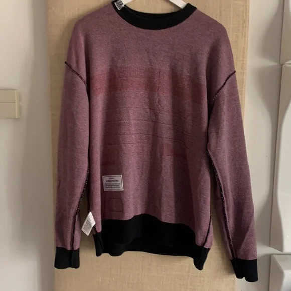 NWT maison mihara Yasuhiro “laundry tag” sweater - Picture 9 of 12
